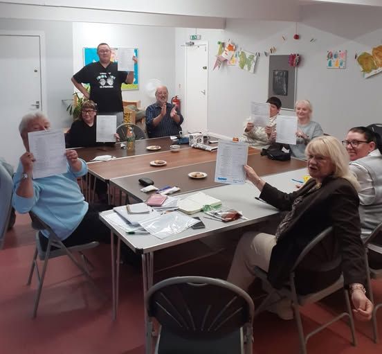 The Kirkcaldy group very much enjoyed an anagram quiz today (October 2nd), there was lots of concentration going on!